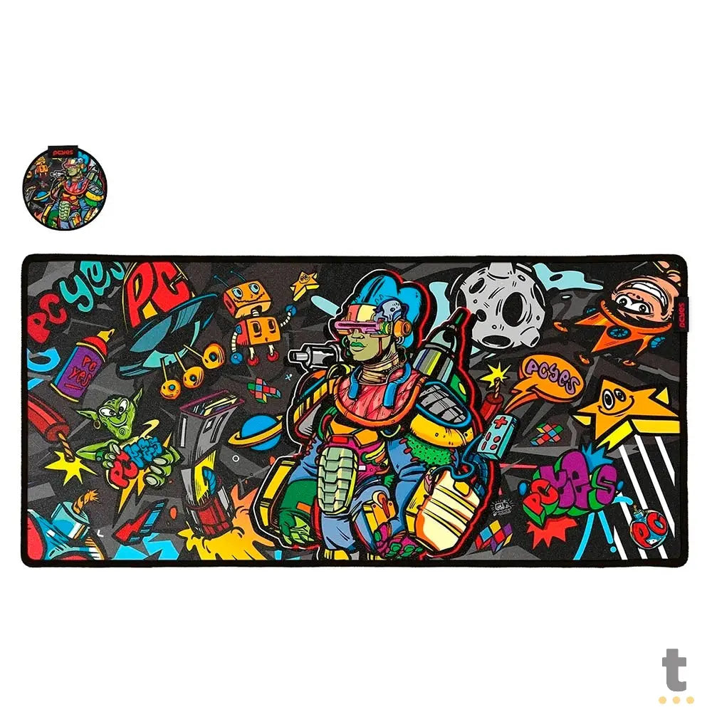 Mousepad Gamer PCYes Apolo Extended Estilo Speed 900X420MM - Apl90X42 Truedata